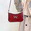 Bow PU Leather Shoulder Bag - Korvel
