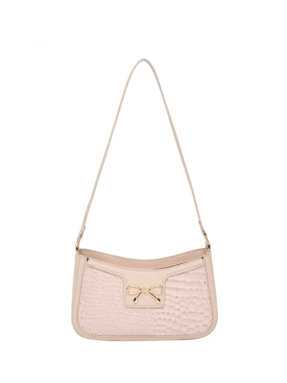 Bow PU Leather Shoulder Bag - Korvel