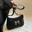 Elegant Bow PU Leather Crossbody Bag