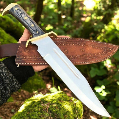 Premium Custom Bowie Knife – 16" D2 Steel Masterpiece - Korvel
