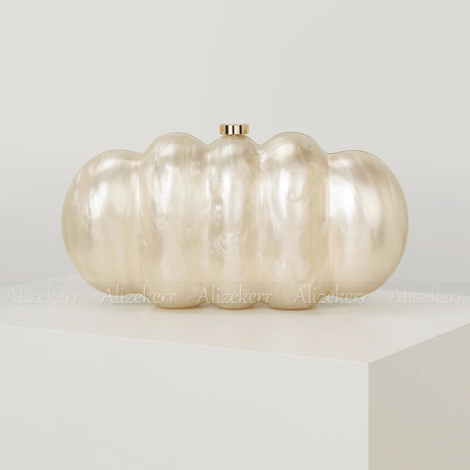 Elegant Shell Shaped Evening Clutch Bag for Women