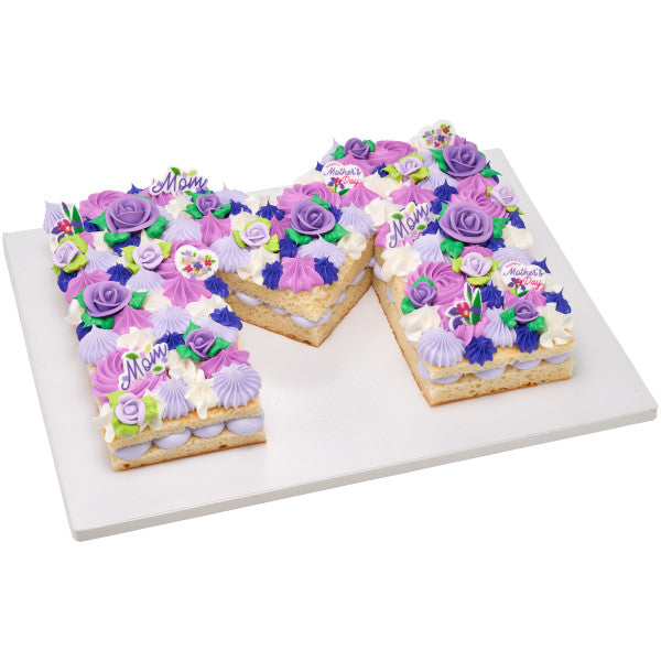 Purple Variety Classic Sugar Rose Decorations - 114 Count