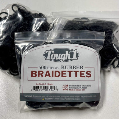 Durable Black Rubber Bands | 500 Count Pack - Korvel