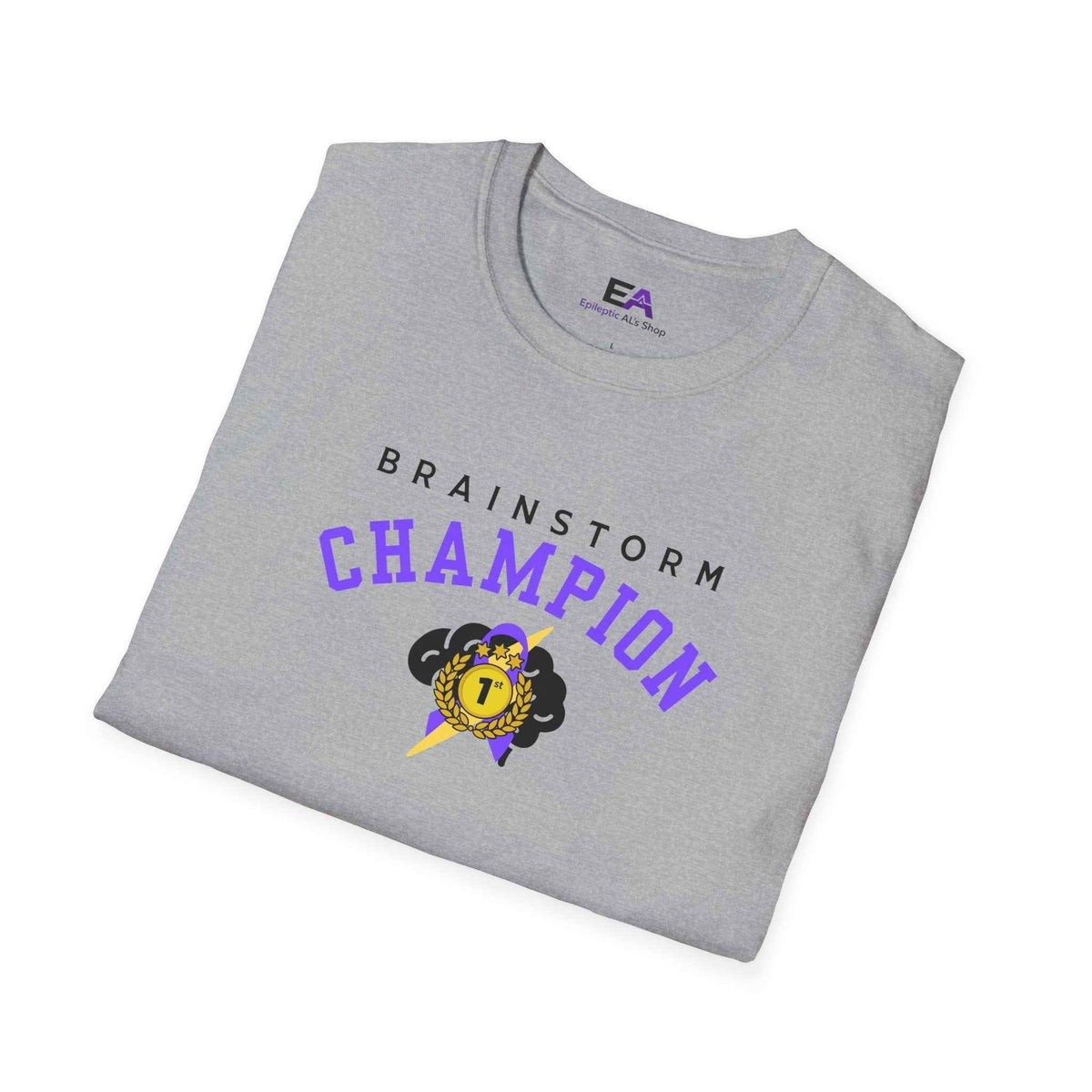 Brainstorm Champion Tee – Neurostrong Graphic T-Shirt