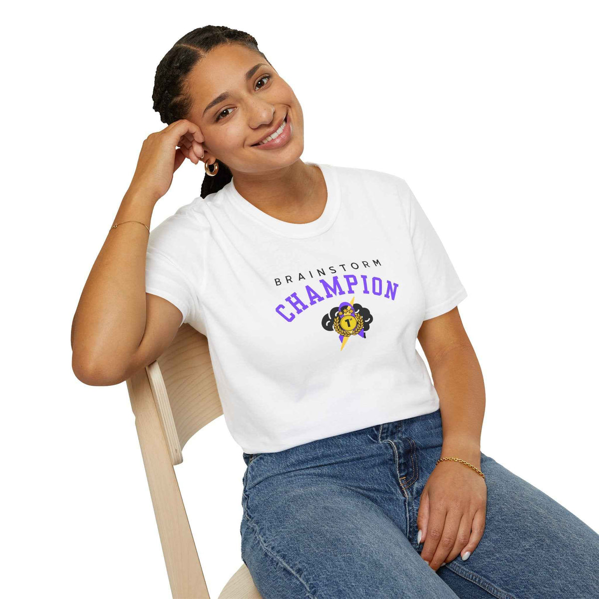 Brainstorm Champion Tee – Neurostrong Graphic T-Shirt