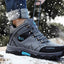 Bottes en cuir imperméables d'hiver pour hommes de qualité supérieure pour activités en plein air