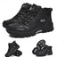 Bottes en cuir imperméables d'hiver pour hommes de qualité supérieure pour activités en plein air