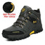 Bottes en cuir imperméables d'hiver pour hommes de qualité supérieure pour activités en plein air