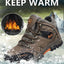 Bottes en cuir imperméables d'hiver pour hommes de qualité supérieure pour activités en plein air