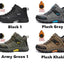 Bottes en cuir imperméables d'hiver pour hommes de qualité supérieure pour activités en plein air