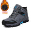 Bottes en cuir imperméables d'hiver pour hommes de qualité supérieure pour activités en plein air