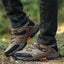 Bottes en cuir imperméables d'hiver pour hommes de qualité supérieure pour activités en plein air