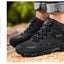 Bottes en cuir imperméables d'hiver pour hommes de qualité supérieure pour activités en plein air