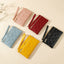 Stylish Plaid Wallet with Rivet Detail for Women