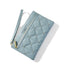 Stylish Plaid Wallet with Rivet Detail for Women