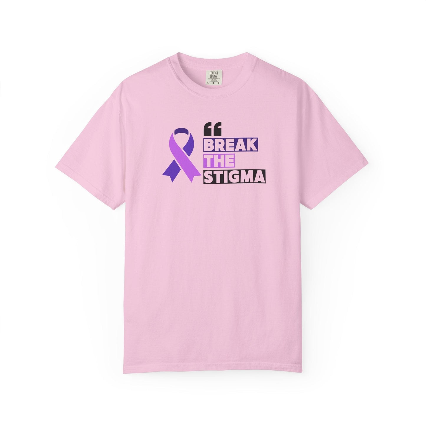 Rompe el Estigma Camiseta Unisex Teñida en Prenda