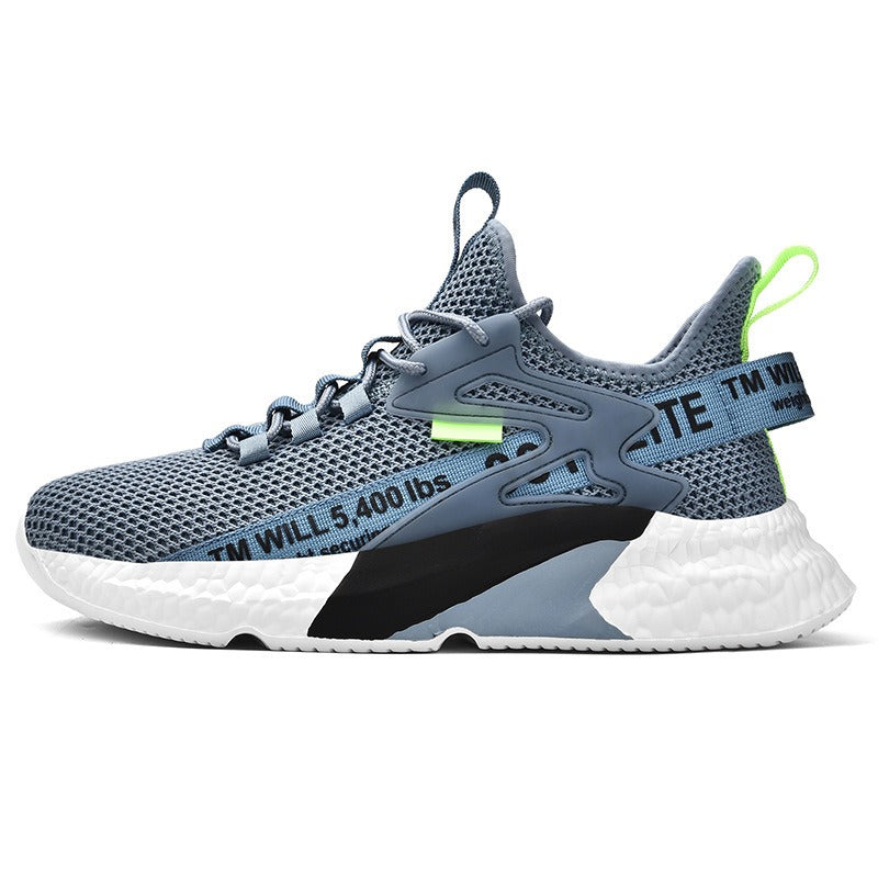 Breathable Flyknit Sports and Casual Shoes Fashion Mesh Light Sole Running Shoes - Korvel