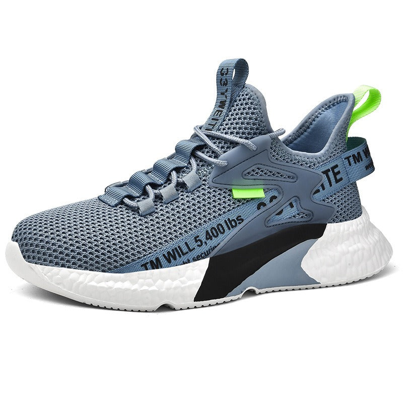 Breathable Flyknit Sports and Casual Shoes Fashion Mesh Light Sole Running Shoes - Korvel