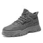 Breathable high top workwear shoes for men anti slip and wear-resistant sports and leisure safety shoes - Korvel
