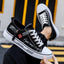 Breathable men's canvas shoes, Hong Kong style men's shoes, casual cloth shoes, trendy, lightweight, low top board shoes - Korvel