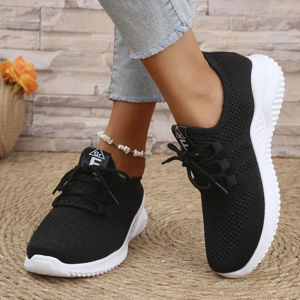 Breathable Mesh Lace Up Athletic - Korvel