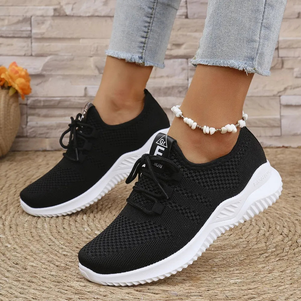 Breathable Mesh Lace Up Athletic - Korvel
