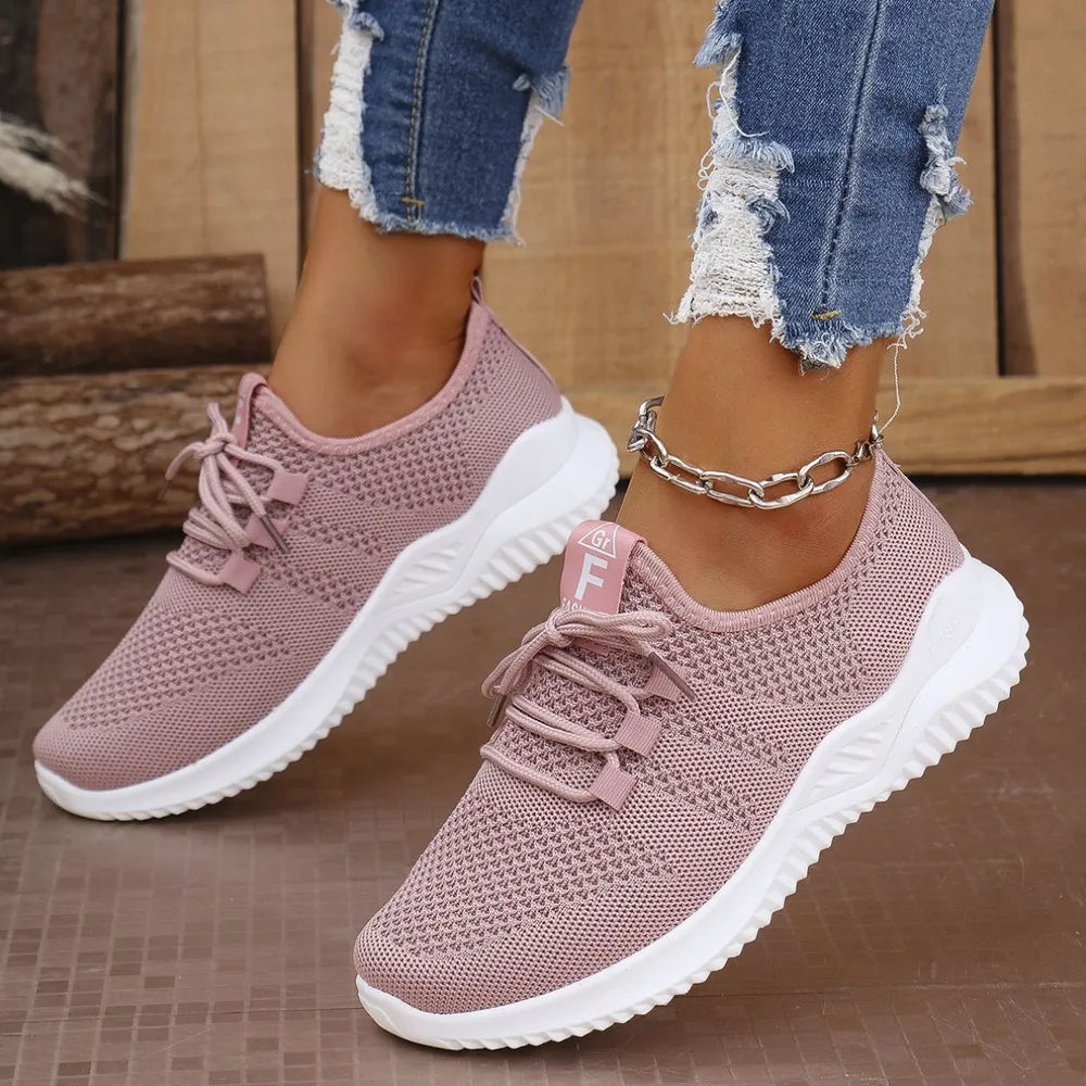 Breathable Mesh Lace Up Athletic - Korvel