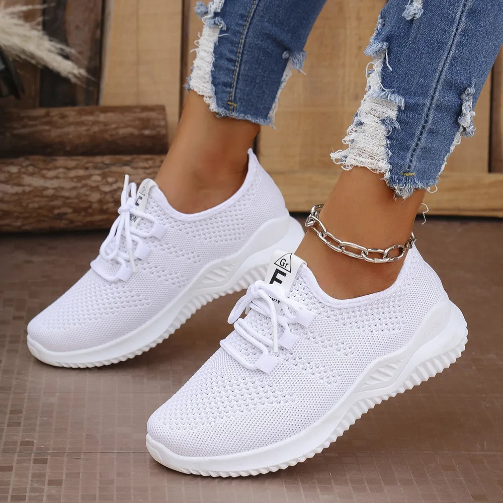 Breathable Mesh Lace Up Athletic - Korvel