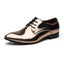 Chaussures de costume pour hommes Mandotos en métal or rose