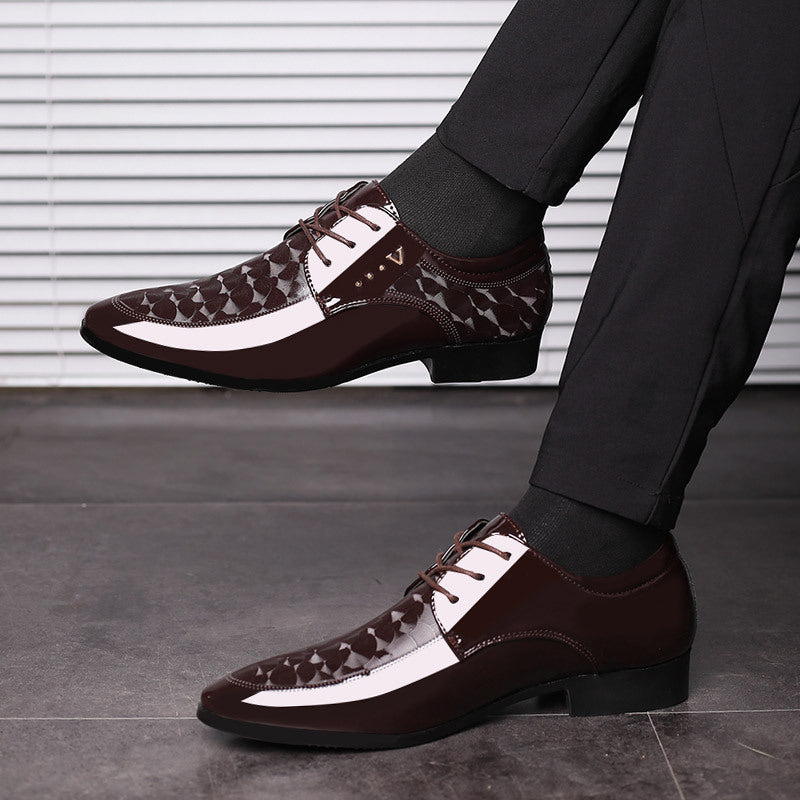 Chaussures de bureau en cuir premium pour hommes - Polyvalentes et élégantes