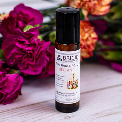 Summer Rose Fragrance Roller - Beltane Celebration Essence - Korvel