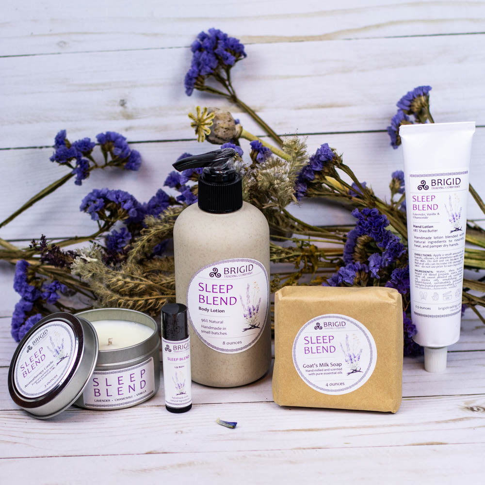 Tranquil Sleep Soy Wax Candle - Infused with Lavender, Chamomile & Vanilla - Korvel