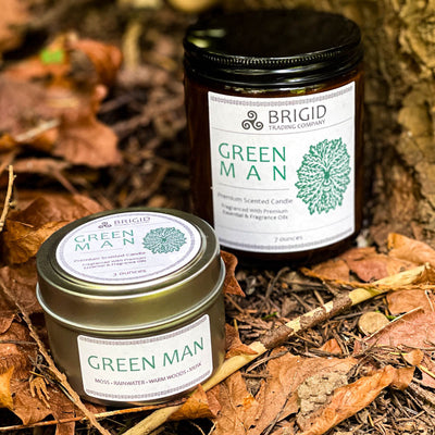 Enchanted Forest Soy Wax Candle - Moss, Rain, and Musk Essence - Korvel