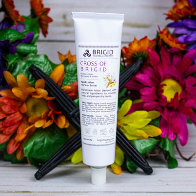 Brigid's Embrace Natural Hand Lotion - Floral & Earthy Blend for Imbolc - Korvel