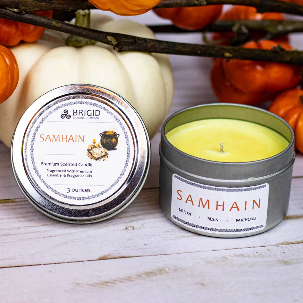 Mystical Samhain Soy Candle - Merlot, Dragon's Blood & Smoked Patchouli - Korvel