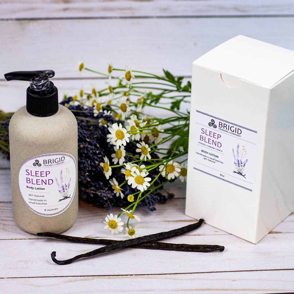 Calming Sleep Body Lotion - Infused with Lavender, Chamomile & Vanilla - Korvel