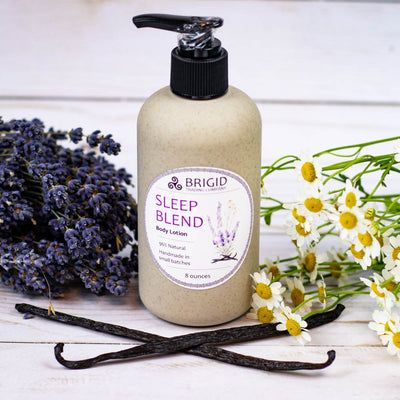 Calming Sleep Body Lotion - Infused with Lavender, Chamomile & Vanilla - Korvel