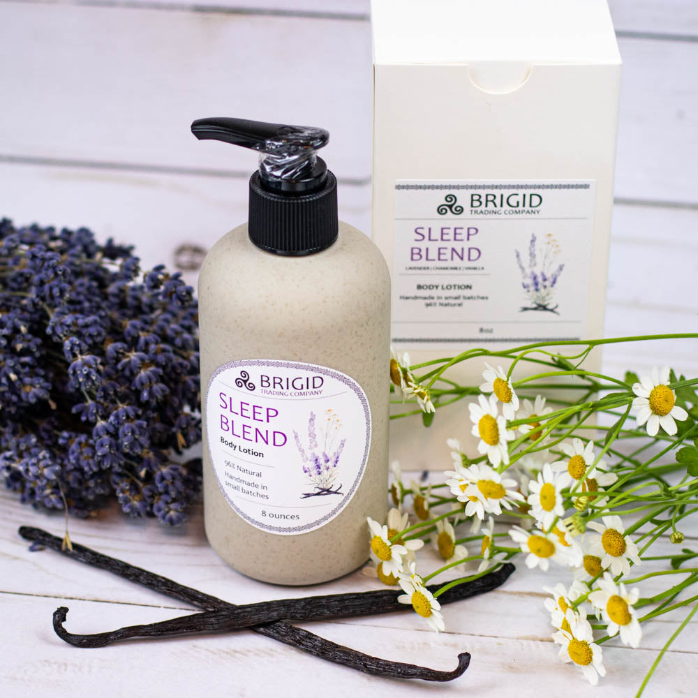 Calming Sleep Body Lotion - Infused with Lavender, Chamomile & Vanilla - Korvel