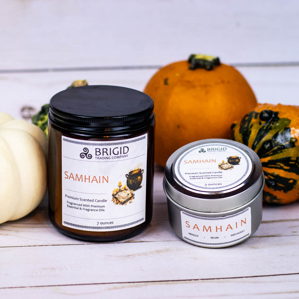 Mystical Samhain Soy Candle - Merlot, Dragon's Blood & Smoked Patchouli - Korvel