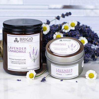 Soothing Lavender & Chamomile Soy Candle - Ultimate Relaxation - Korvel