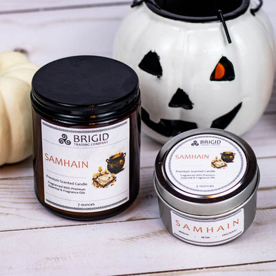 Mystical Samhain Soy Candle - Merlot, Dragon's Blood & Smoked Patchouli - Korvel