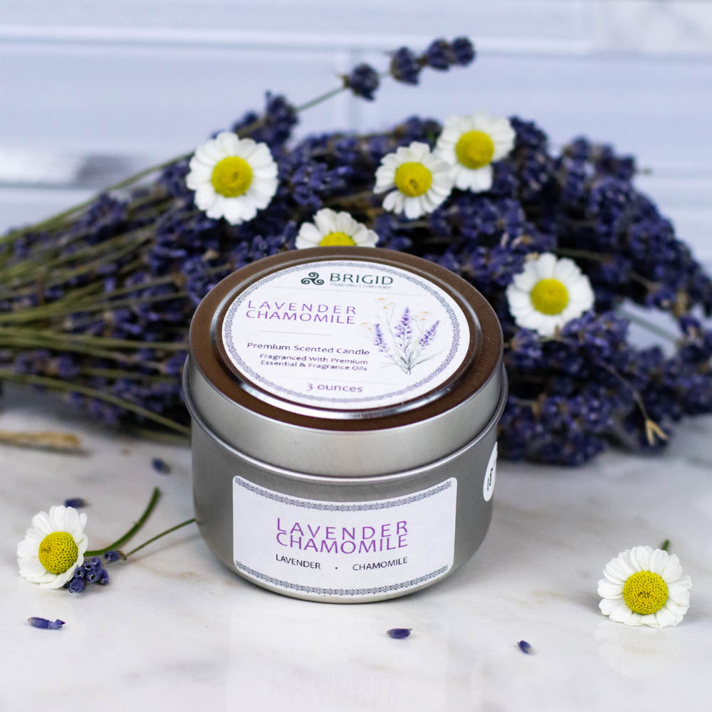 Soothing Lavender & Chamomile Soy Candle - Ultimate Relaxation - Korvel