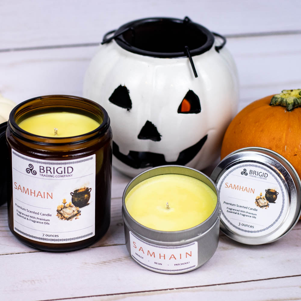 Mystical Samhain Soy Candle - Merlot, Dragon's Blood & Smoked Patchouli - Korvel