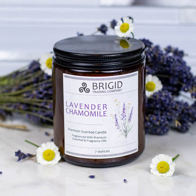 Soothing Lavender & Chamomile Soy Candle - Ultimate Relaxation - Korvel