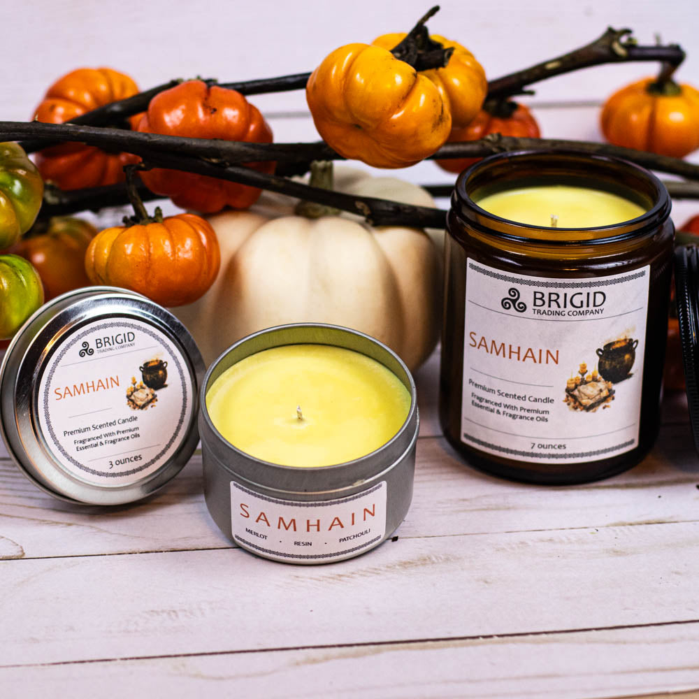 Mystical Samhain Soy Candle - Merlot, Dragon's Blood & Smoked Patchouli - Korvel
