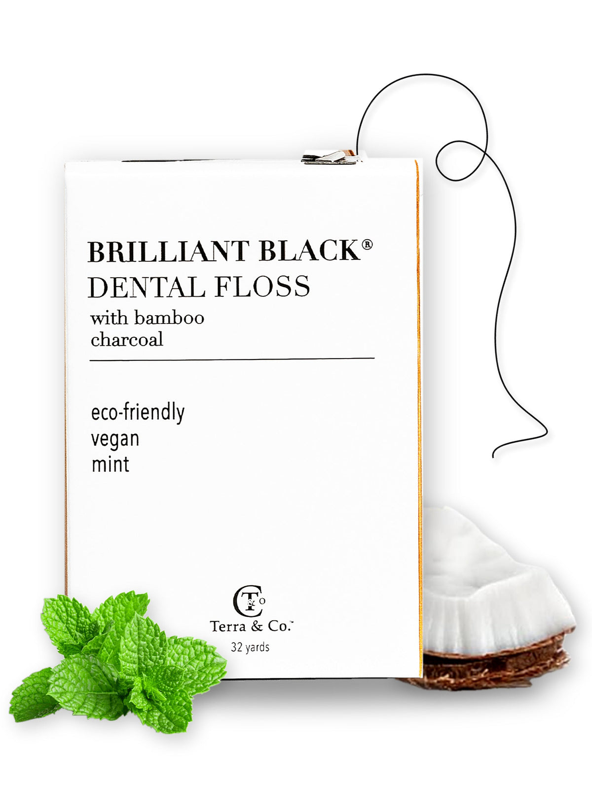 Brilliant Black® Dental Floss – Eco-Friendly & Charcoal Infused