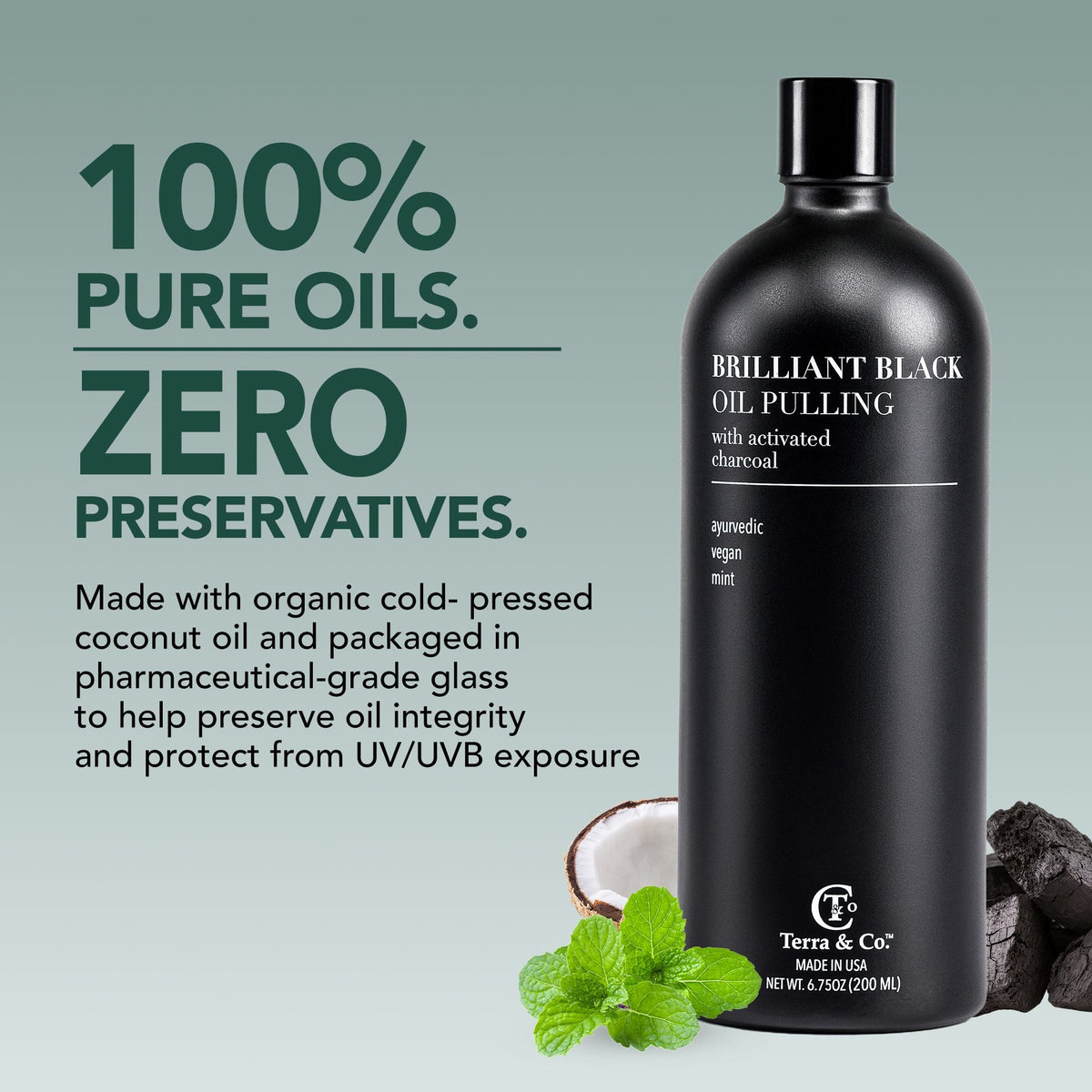 Brilliant Black® Ayurvedic Mouthwash for Oral Care
