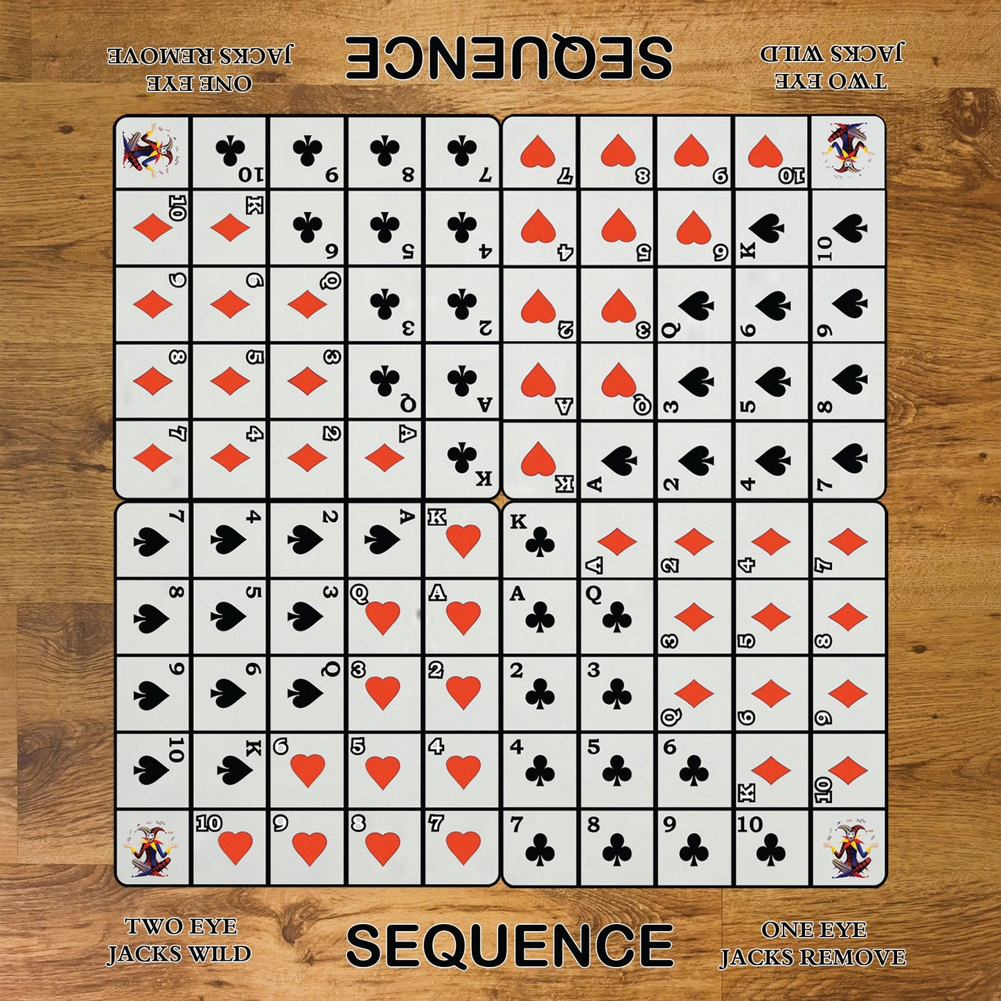 Customizable Sequence Board Game - A Timeless Classic - Korvel