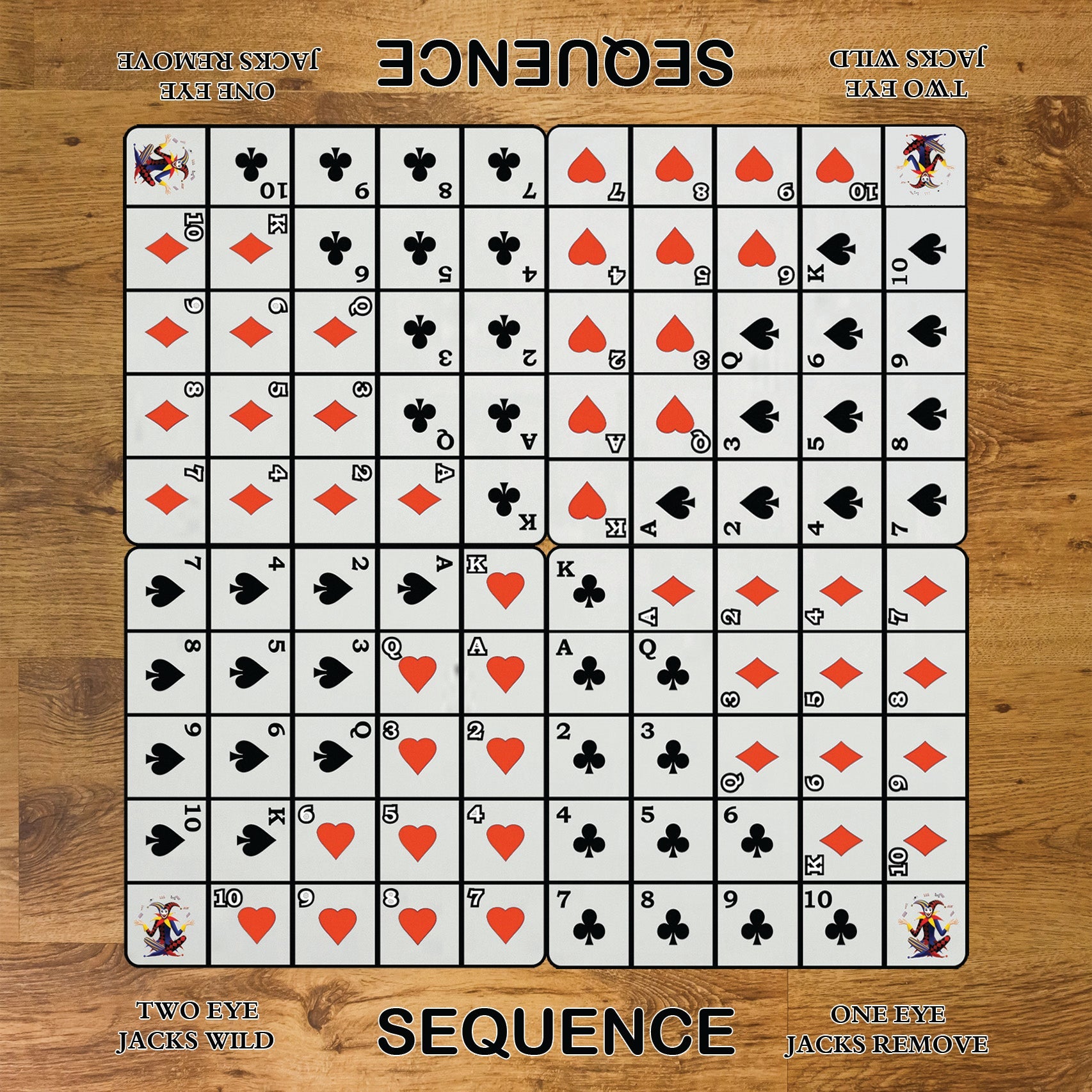 Customizable Sequence Board Game - A Timeless Classic - Korvel