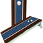 Premium Brown and Blue Striped Cornhole Boards for Ultimate Fun - Korvel